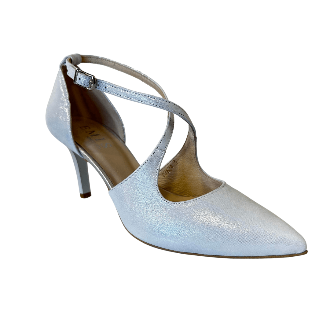 Emis Womens Shoe S7624 White/Silver