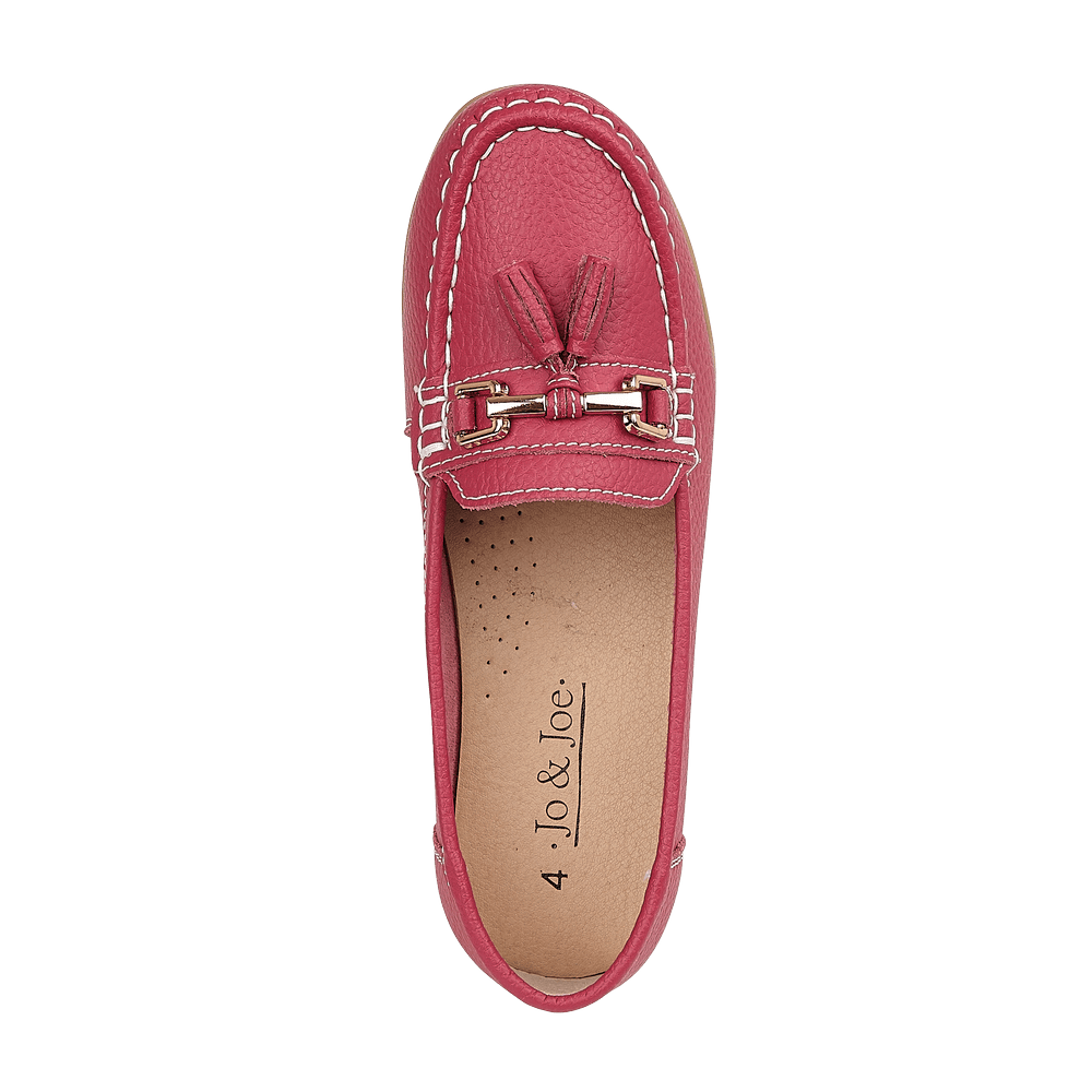 Jo & Joe Womens Loafer Nautical Fuchsia