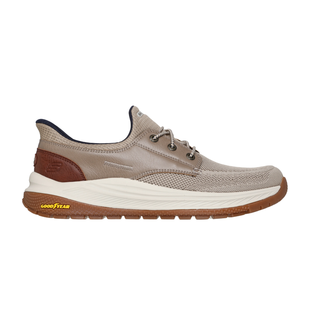Skechers Mens Shoe Meroe Alden Taupe