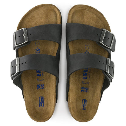 Unisex Birkenstock Arizona Soft Footbed Narrow Fit Black (0752483) Sneakers - Premium Brand Shoes for Men and Women