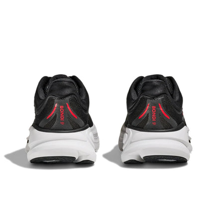 Men's HOKA Bondi 9 Black/vermillion (1162011-bkvr) Sneakers - Premium Brand Shoes for Men and Women