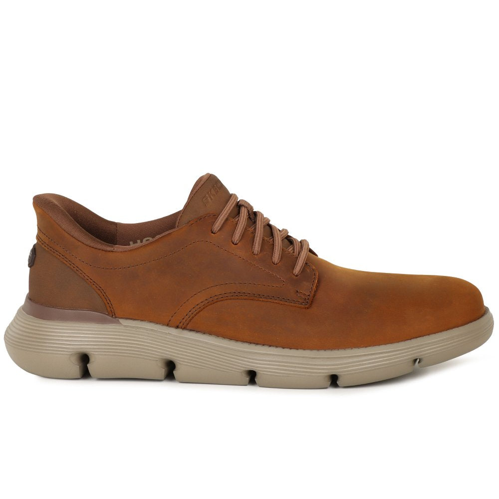 Skechers Mens Shoe Garza-Duran Dark Brown