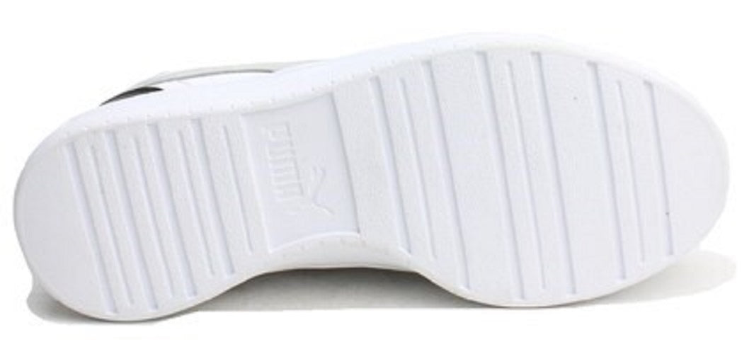 Big Kid's Puma Caven Jr Puma White/Cool Light Gray (382056 19)