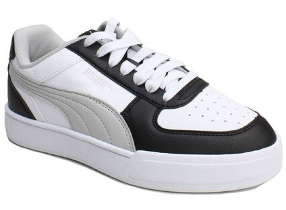 Big Kid's Puma Caven Jr Puma White/Cool Light Gray (382056 19)