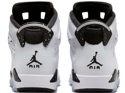 Big Kid's Jordan 6 Retro White/Black (384665 112)