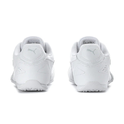 Big Kid's Puma Catch JR Puma White-Feather Gray (403904 01)