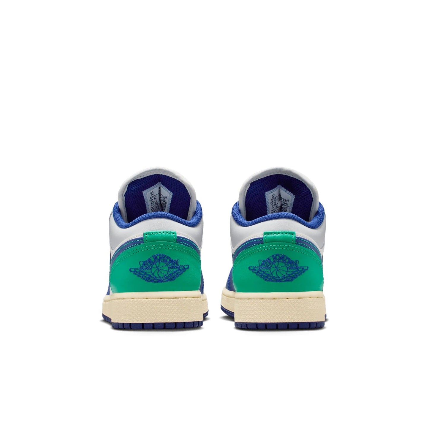 Big Kid's Jordan 1 Low Sail/Deep Royal Blue (553560 147)