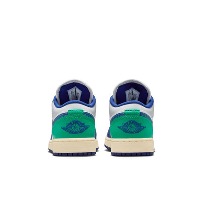 Big Kid's Jordan 1 Low Sail/Deep Royal Blue (553560 147)