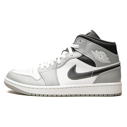 Men's Jordan 1 Mid LT Smoke Grey/white-anthracite (554724 078) Sneakers - Premium Brand Shoes for Men and Women