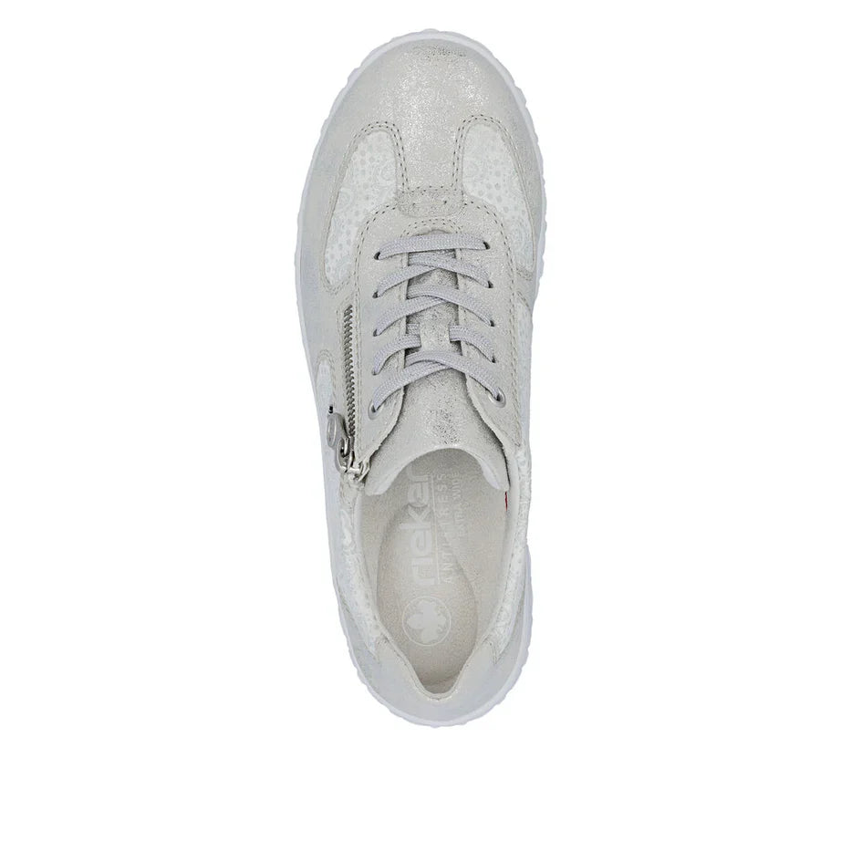 Rieker Womens Shoe 59501-90 Silver/Platinum
