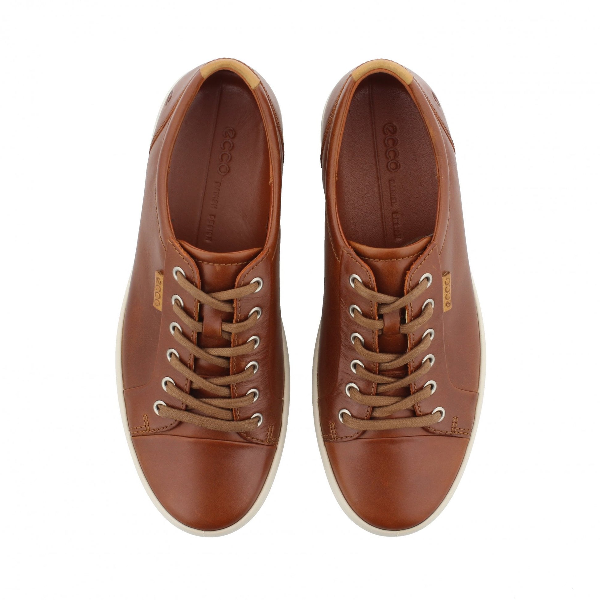 Ecco Mens Shoe Soft 7 Cognac
