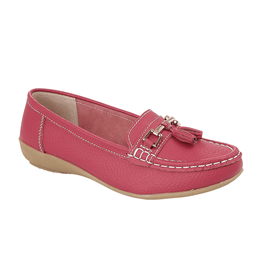 Jo & Joe Womens Loafer Nautical Fuchsia