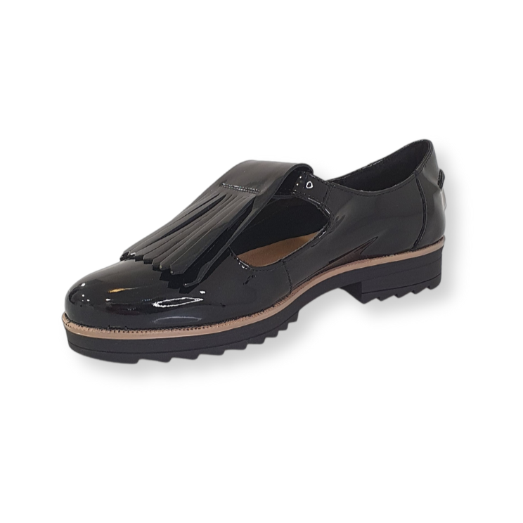 Lauren Thomas Womens Shoe Lolo Strap Black Patent