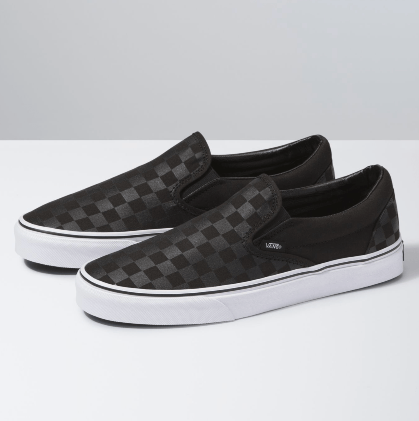 Checkerboard Slip on Sneakers - Premium Brand Shoes for Men and Women
