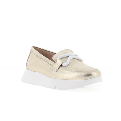Wonders Womens Shoe Loafer A-2480 Aura Platino