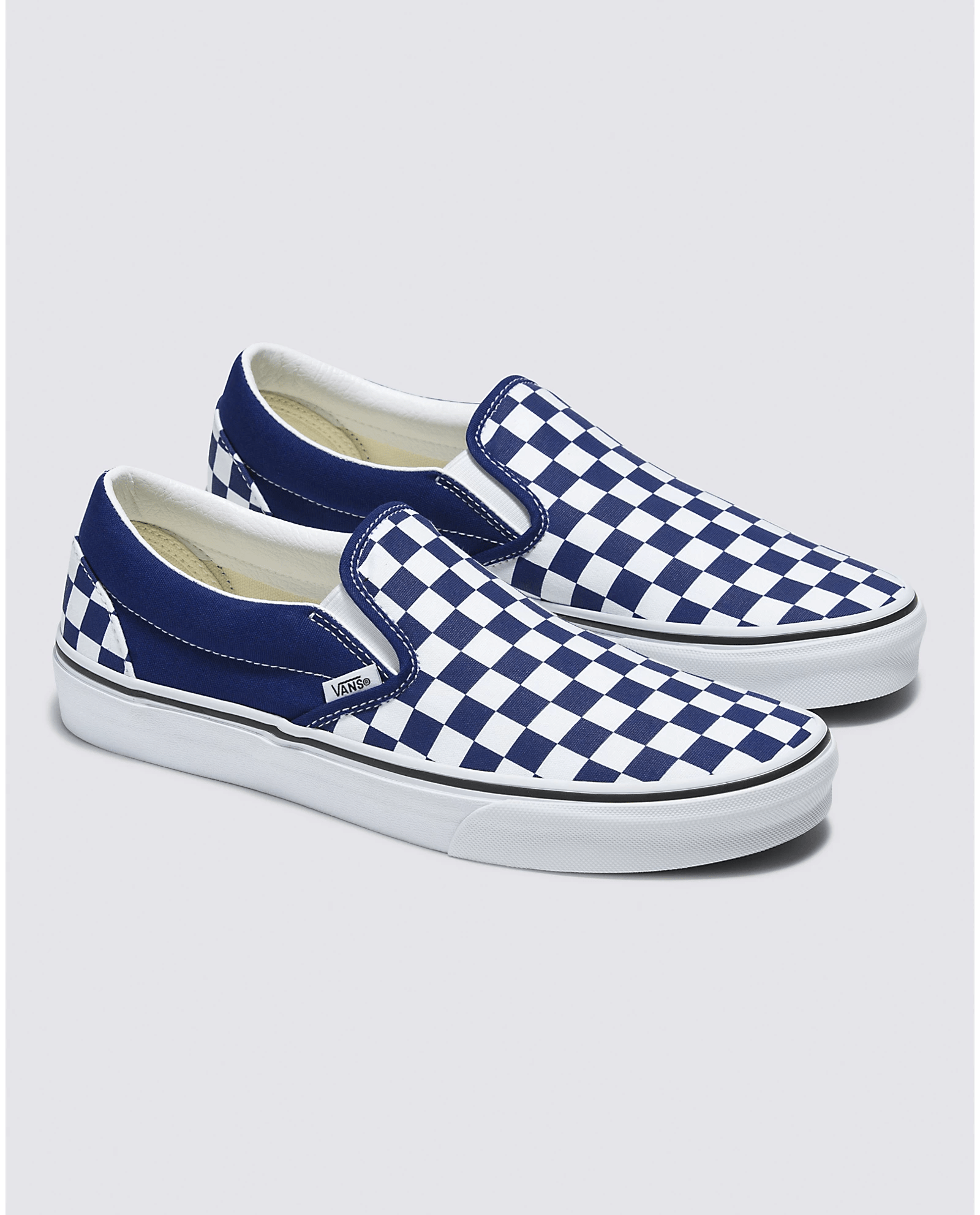 Checkerboard Slip on Sneakers - Premium Brand Shoes for Men and Women