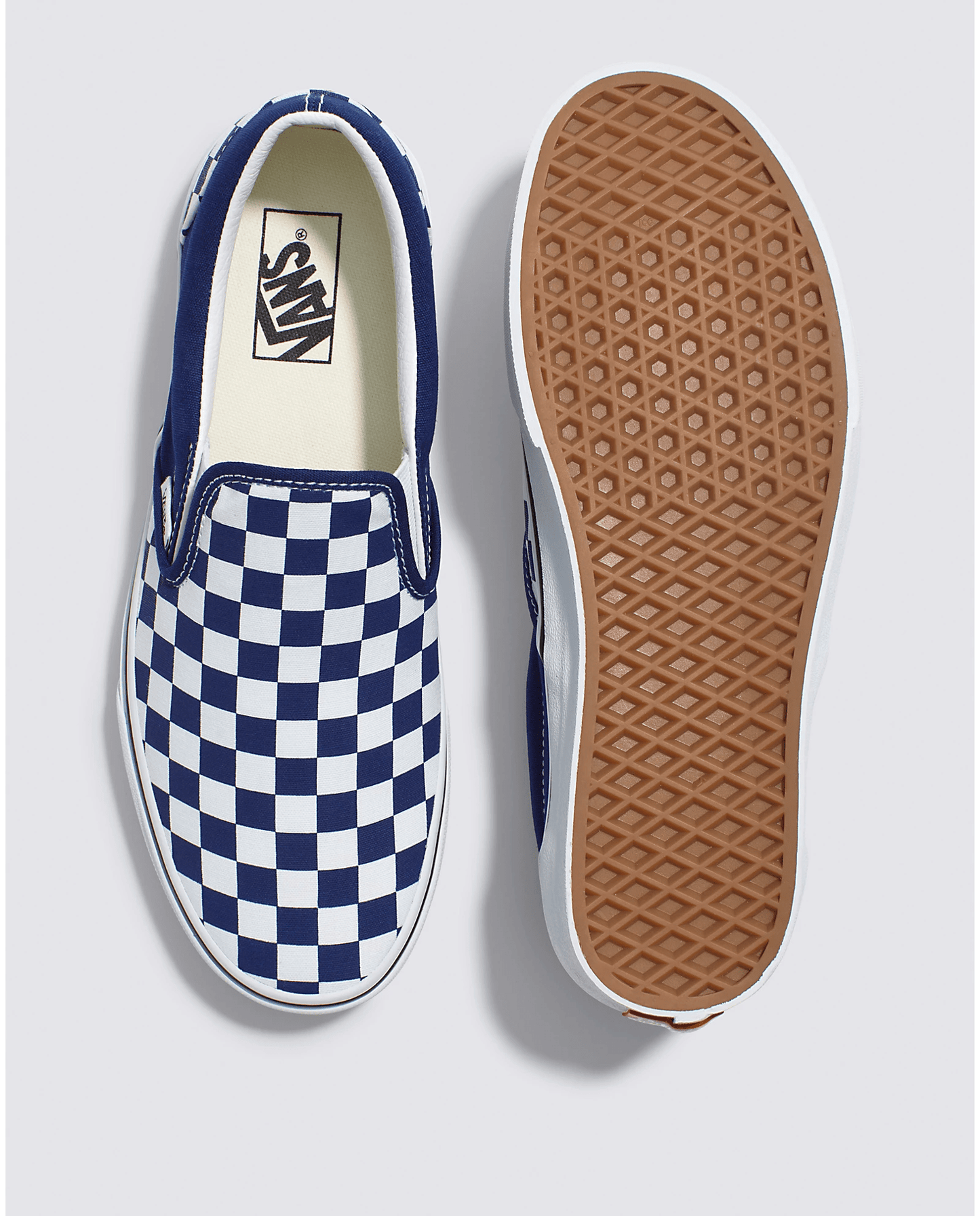 Checkerboard Slip on Sneakers - Premium Brand Shoes for Men and Women