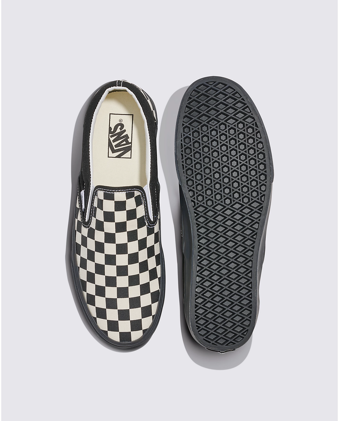 Checkerboard Slip on Sneakers - Premium Brand Shoes for Men and Women