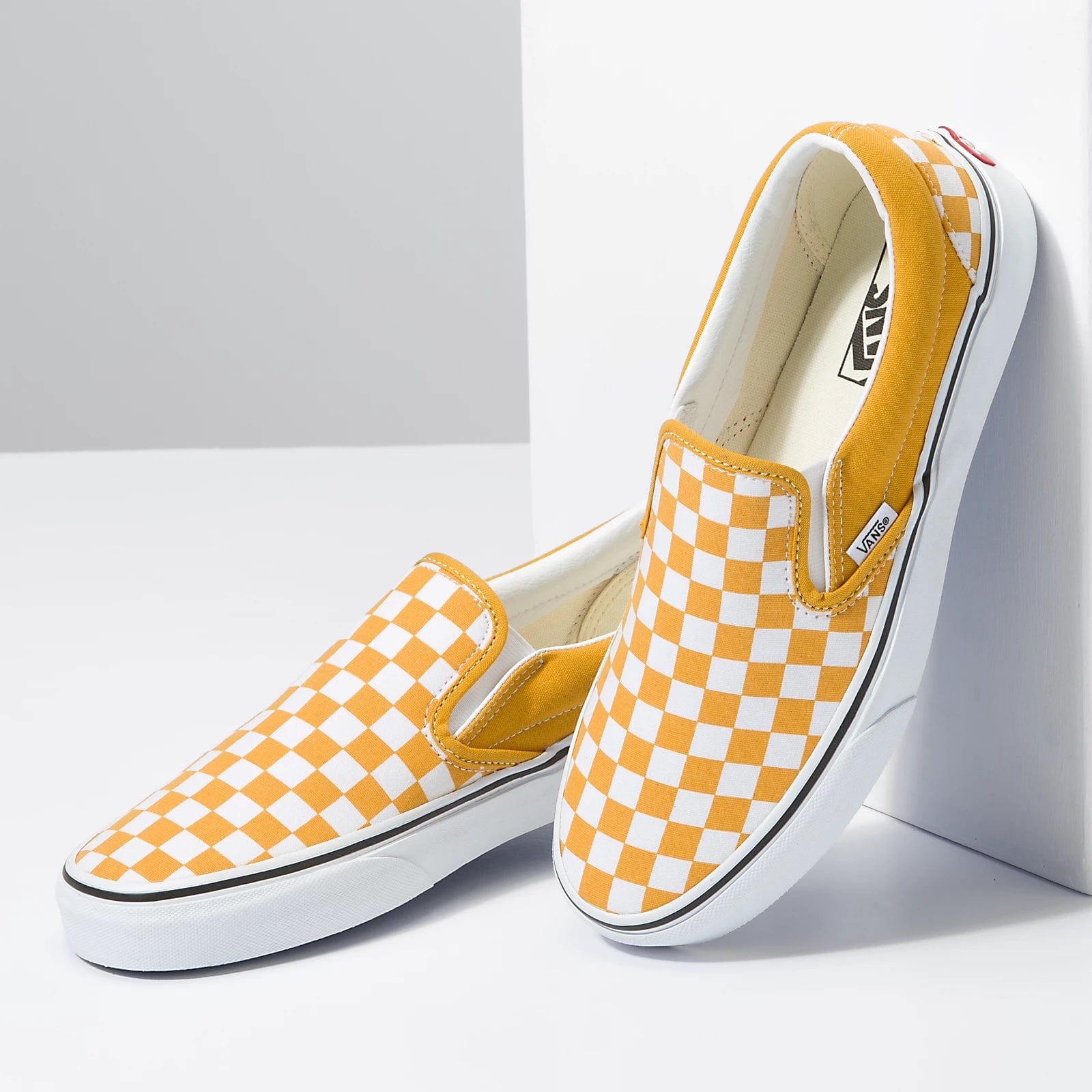 Checkerboard Slip on Sneakers - Premium Brand Shoes for Men and Women
