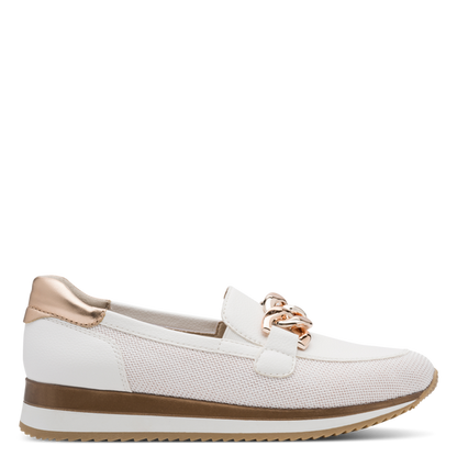 Jana Womens Shoe 8-24766-42 White/Rose Gold
