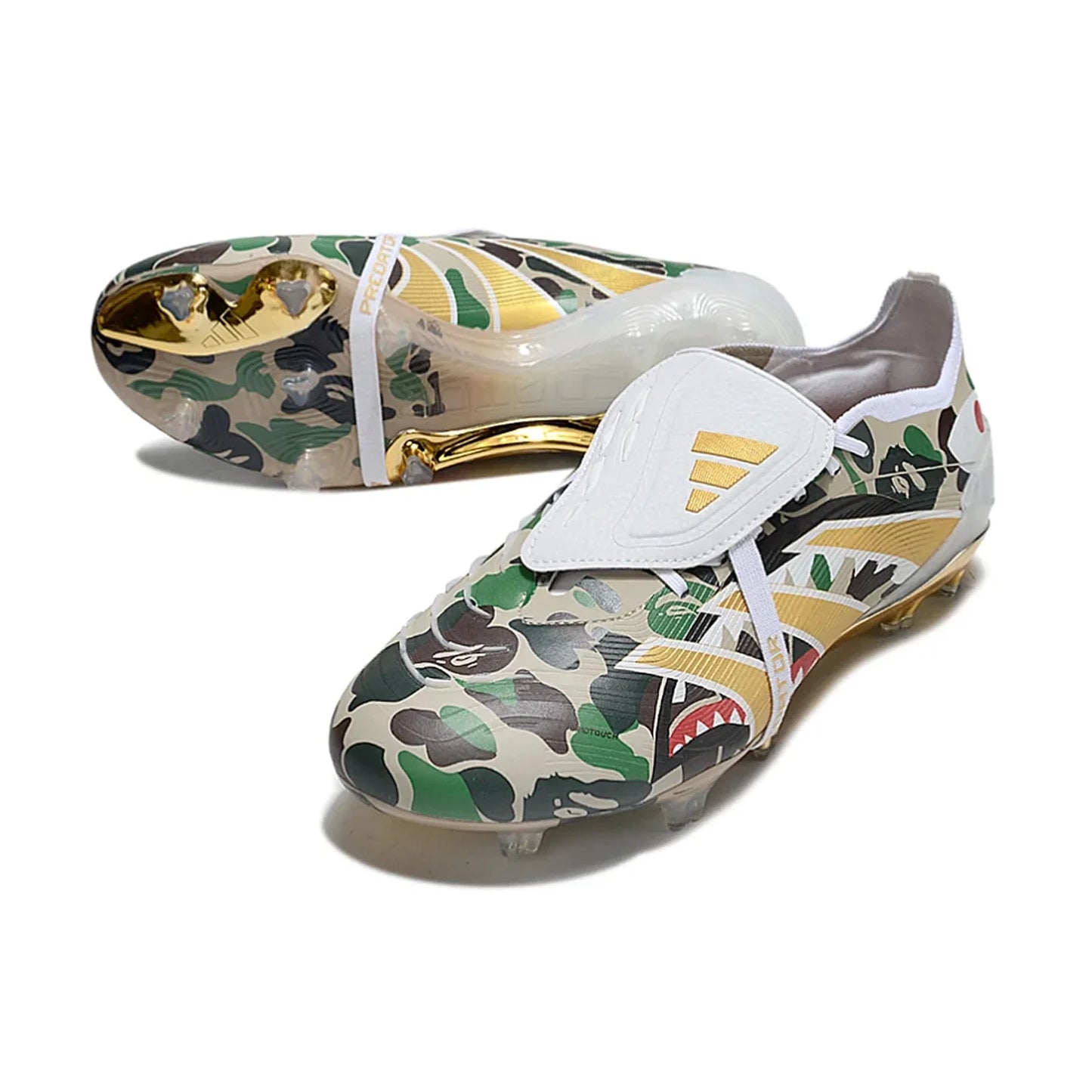 Adidas Predator Elite Foldover Tongue FG Bape 'Green Camo' (2025)