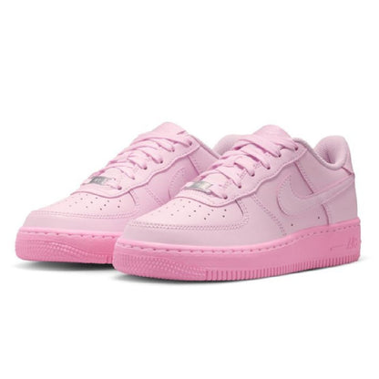Big Kid's Nike Air Force 1 Pink Foam/Pink Foam-Pink Rise (CT3839 601)