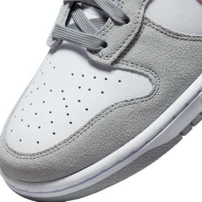Big Kid's Nike Dunk Hi SE Lt Smoke Grey/Gym Red-White (DH9750 001)