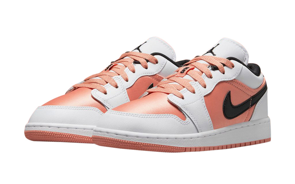 Big Kid's Jordan 1 Low Lt Madder Root/Black-White (DM8960 801)
