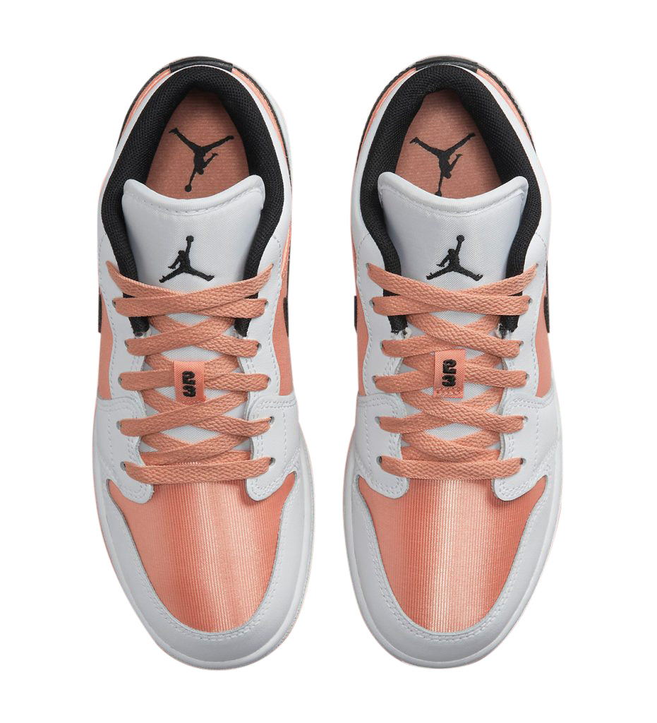 Big Kid's Jordan 1 Low Lt Madder Root/Black-White (DM8960 801)