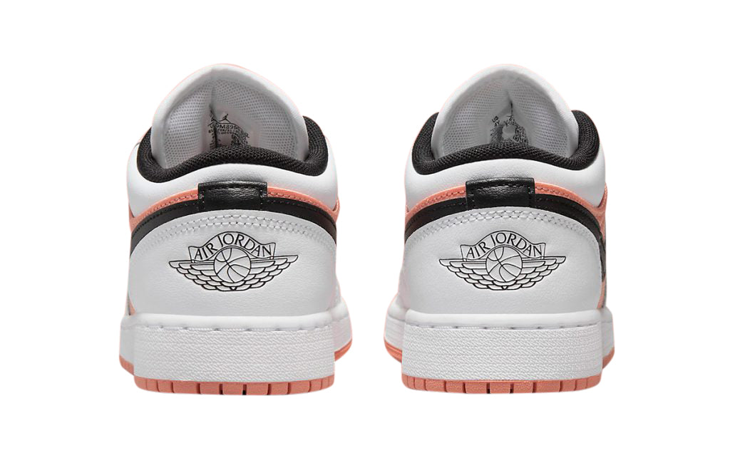 Big Kid's Jordan 1 Low Lt Madder Root/Black-White (DM8960 801)