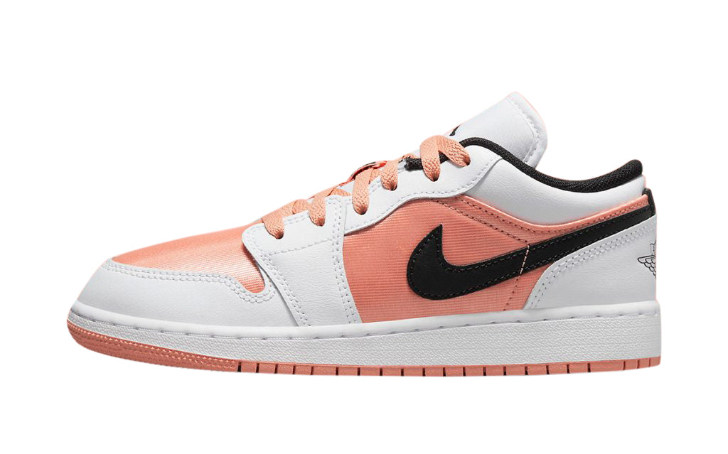 Big Kid's Jordan 1 Low Lt Madder Root/Black-White (DM8960 801)