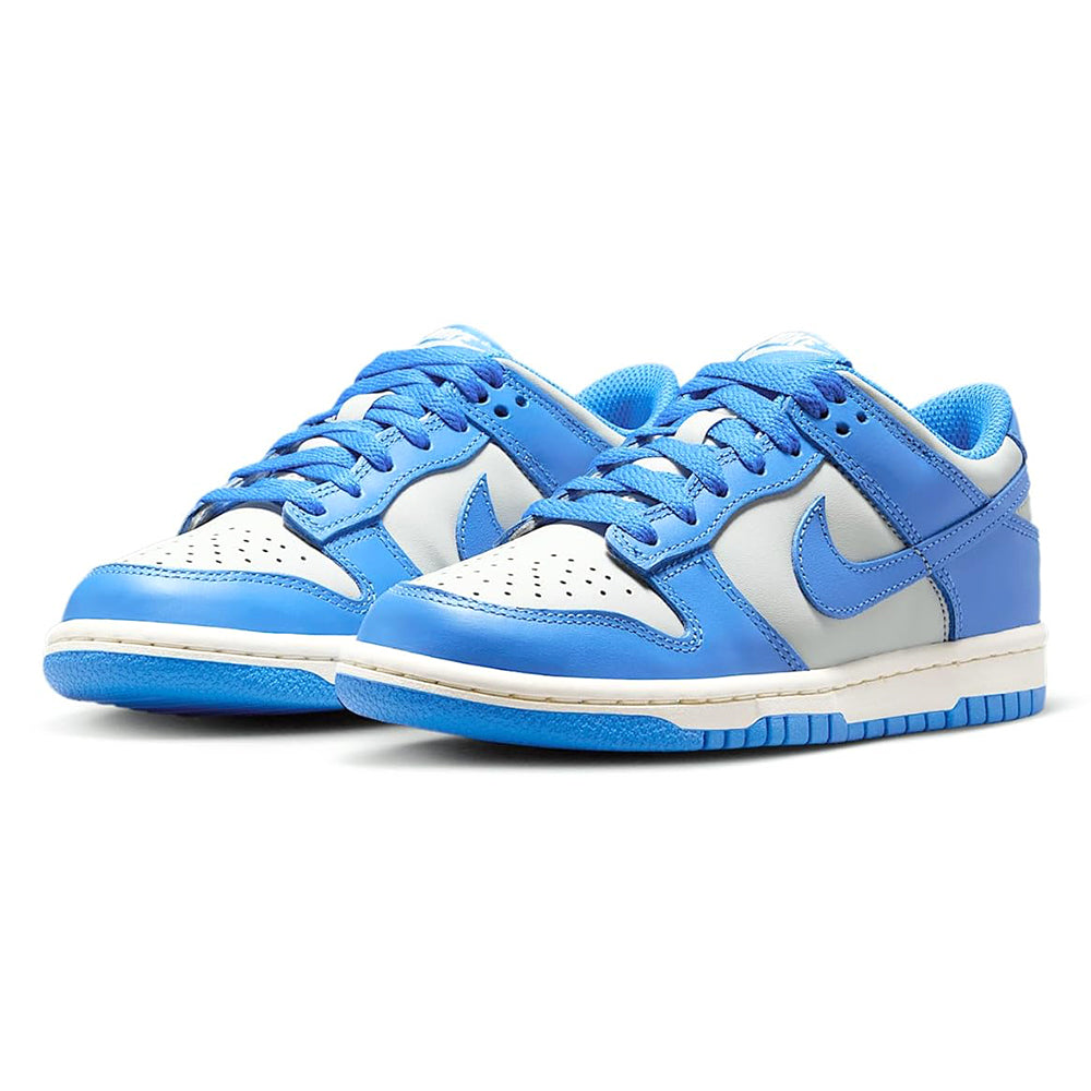 Big Kid's Nike Dunk Low Light Silver/LT Photo Blue (FB9109 004)