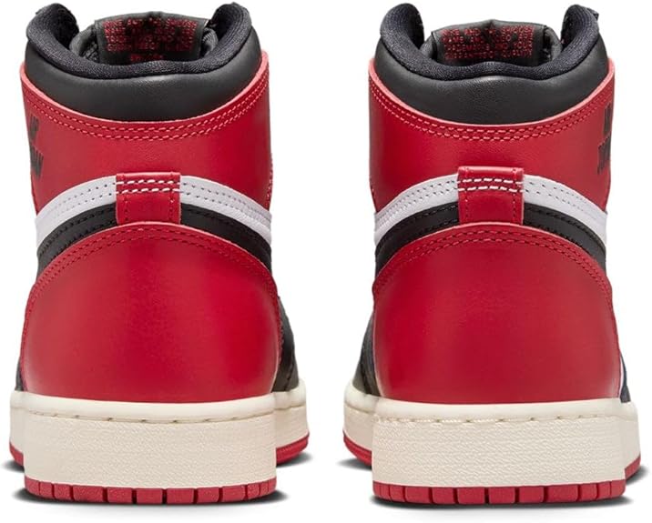 Big Kid's Jordan 1 Retro High OG White/Bck-Varsity Red-Sail (FD1437 106)