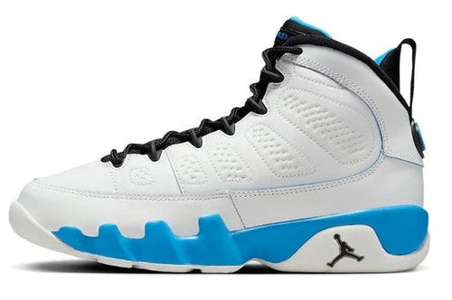 Big Kid's Jordan 9 Retro "Powder Blue" Summit White/Black (FV0143 101)