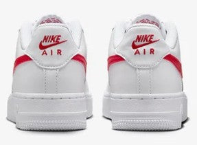 Big Kid's Nike Air Force 1 LV8 White/University Red (FV7020 101)