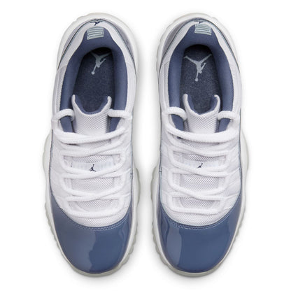 Big Kid's Jordan 11 Retro Low White/Midnight Navy (FV5121 104)