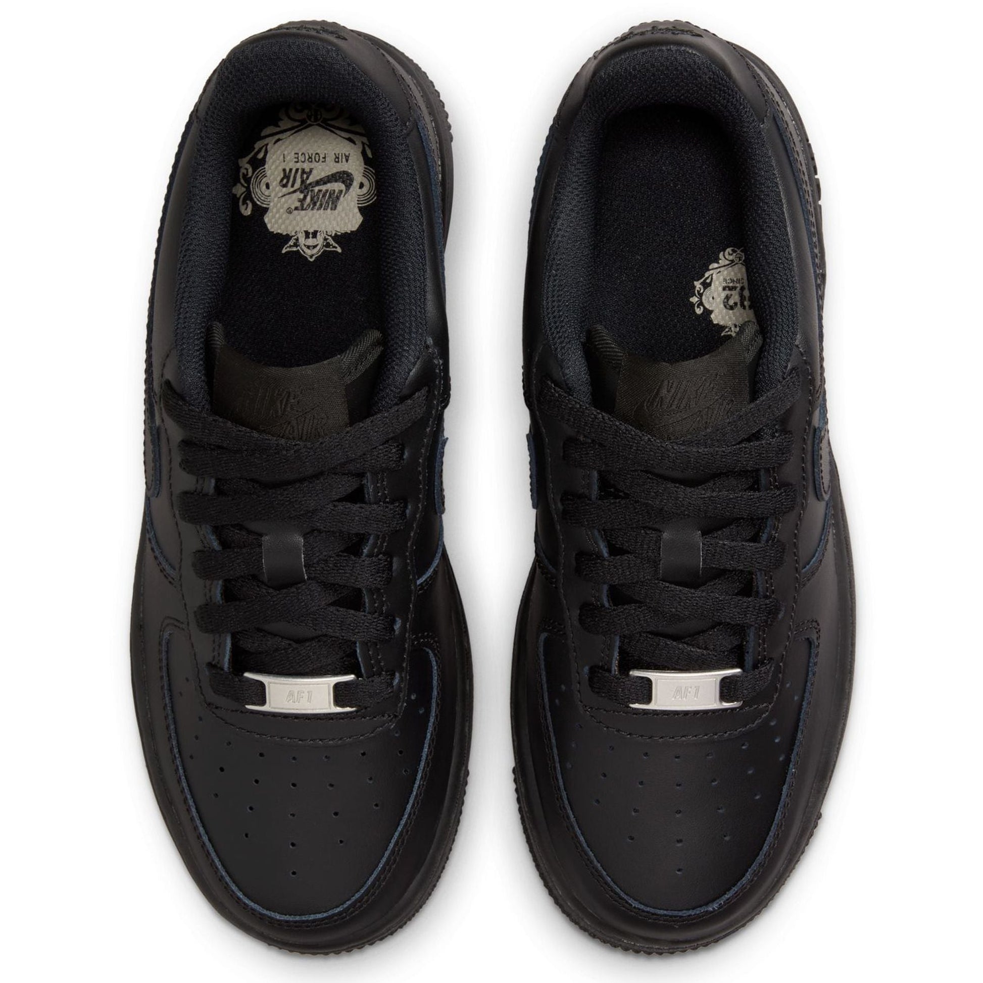 Big Kid's Nike Air Force 1 LE Black/Black-Black (FV5951 001)