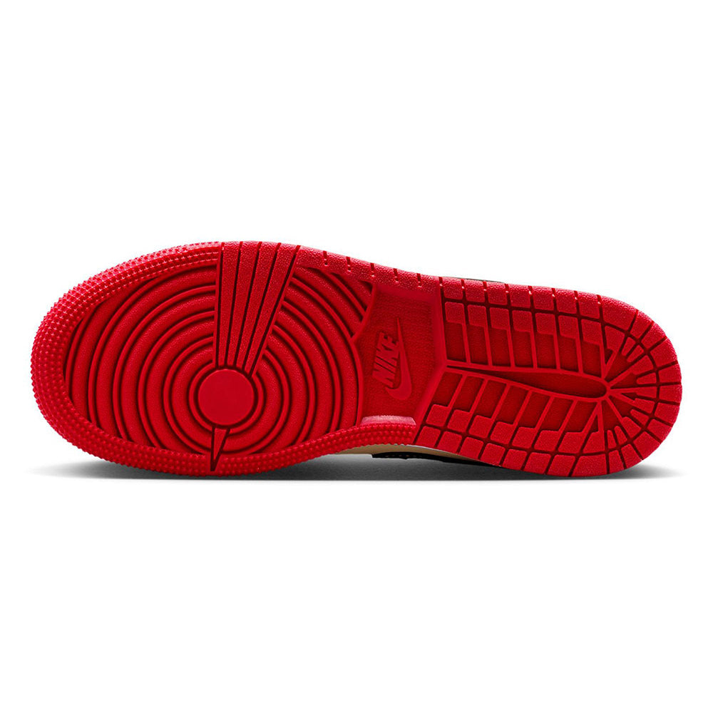 Big Kid's  Air Jordan 1 Low SE "Pizza" Sesame/Black-Fire Red-White (HQ2016 200)