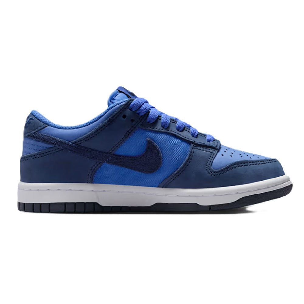 Big Kid's Nike Dunk Low SE Comet Blue-Midnight Navy-White (HQ9293 400)