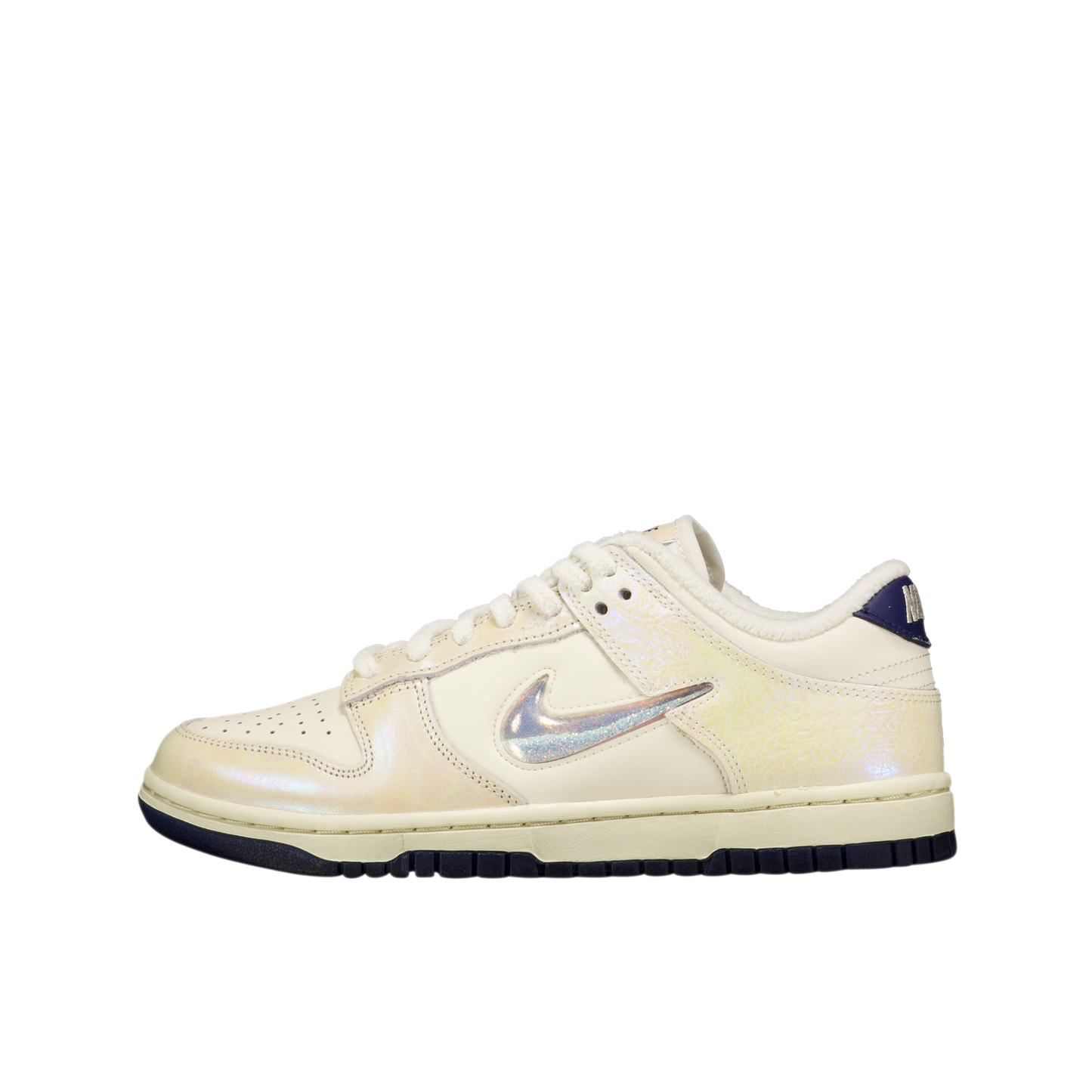 W Nike Dunk Low Jewel Swoosh 'Soft Pearl'