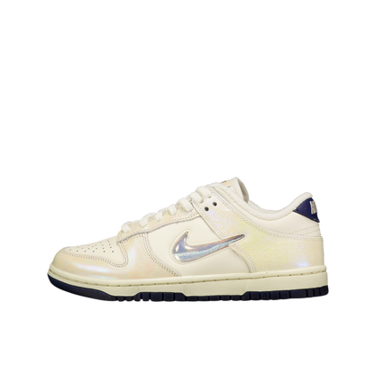 W Nike Dunk Low Jewel Swoosh 'Soft Pearl'