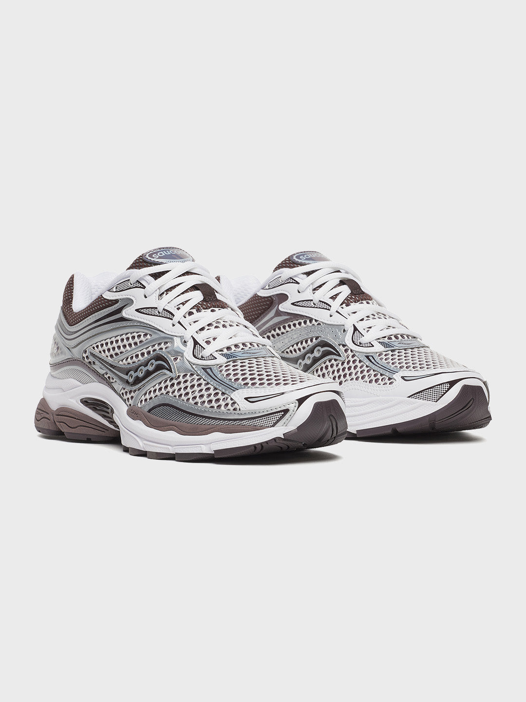 Saucony Progrid Omni 9 Sneakers | White/Brown