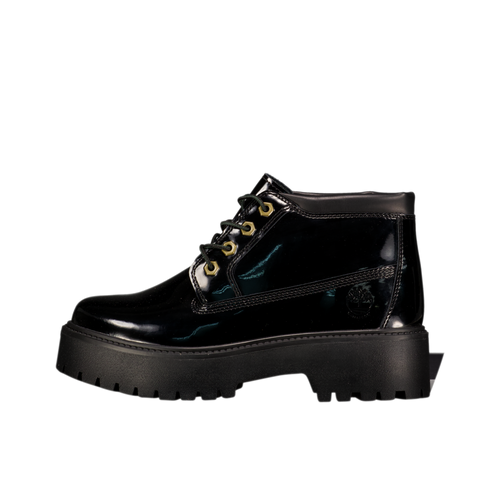 W Patent Leather Stone Street Platform Chukka