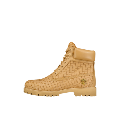 Textured Premium 6-Inch Boot 'Beige Full Grain'