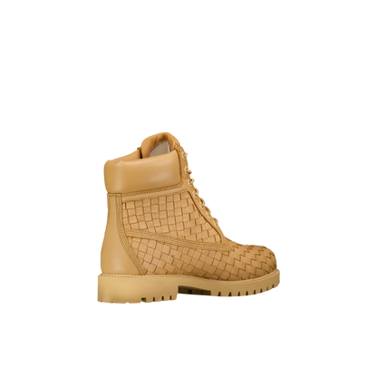 Textured Premium 6-Inch Boot 'Beige Full Grain'
